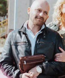 Hádkovi Hynek Cermák Black Leather Jacket