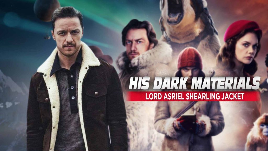 His Dark Materials Lord Asriel Shearling Jacket