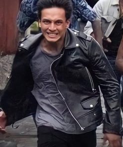 Jefri Nichol Pertaruhan: The Series Black Biker Jacket