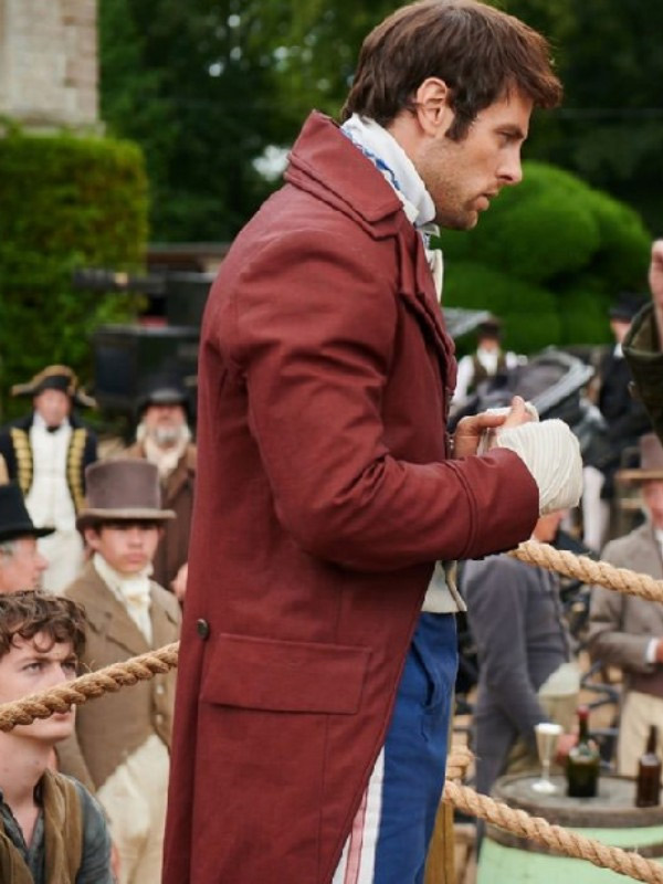 Jem Belcher Prizefighter The Life of Jem Belcher Matt Hookings Maroon Wool Tailcoat Matt Hookings Prizefighter The Life of Jem Belcher Tailcoat