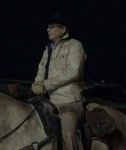 Yellowstone S05 Kevin Costner Leather Jacket