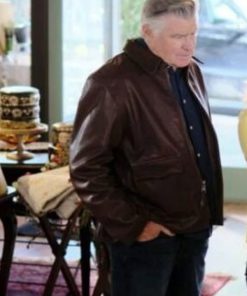 Mick O’Brien TV Series Chesapeake Shores Brown Leather Jacket