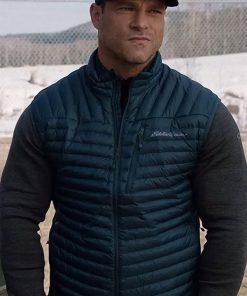 Heartland Shawn Roberts Blue Quilted Vest