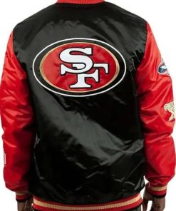 San Francisco 49ers Champs Patches Black Bomber Jacket