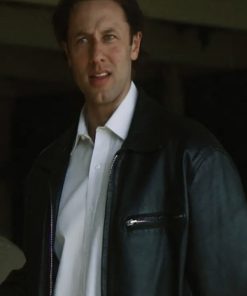 Sergeant Fischer The Green Woman Black Leather Jacket