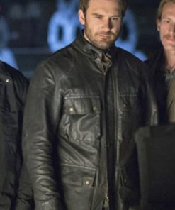 Bryan Mills TV Series Taken Clive Standen Black Leather Jacket