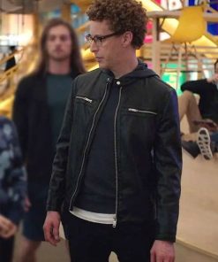 Zoey’s Extraordinary Playlist Season 2 Danny Black Leather Jacket