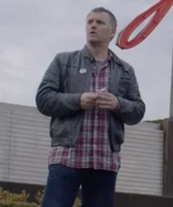 Liam The Week They Won 2022 Gabriel Carter Black Leather Jacket