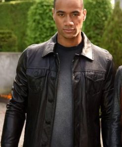 Shadowhunters Nykeem Provo Black Leather Jacket