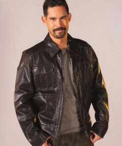 Return to Paradise Paul Paraiso Black Leather Jacket