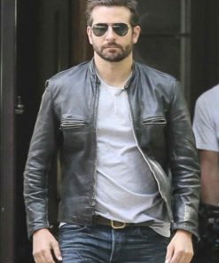 Burnt Adam Jones Black Leather Jacket