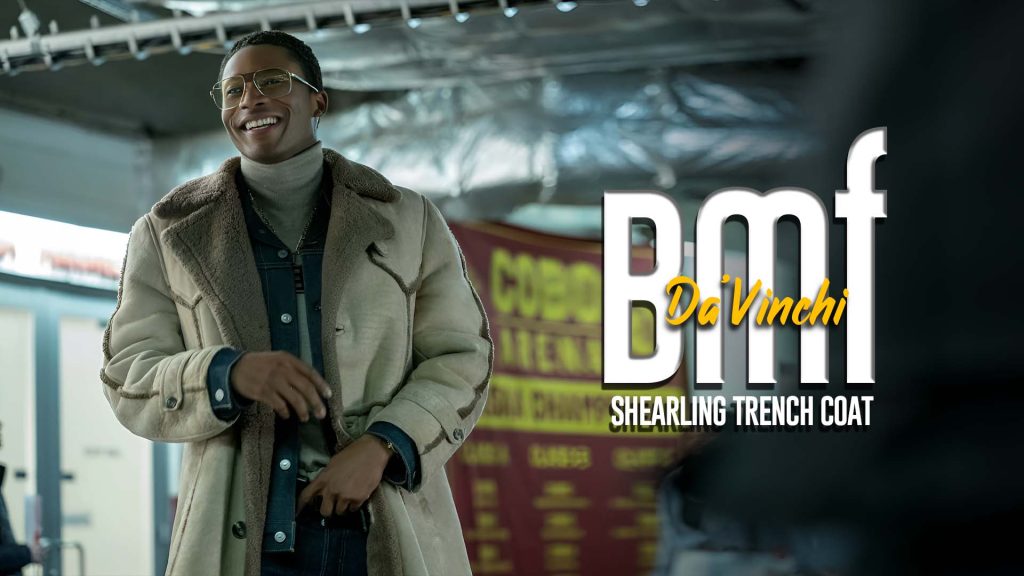 Da’Vinchi BMF 2021 Shearling Trench Coat
