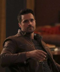 Grant Ward Agents Of Shield Brown Leather Jacket