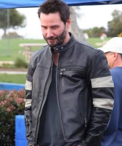 Keanu Reeves John Wick 2 Black Leather Jacket