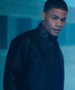 TV Series Riverdale Chuck Clayton Black Leather Jacket