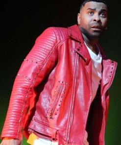 Ginuwine Singer Studded Red Jacket