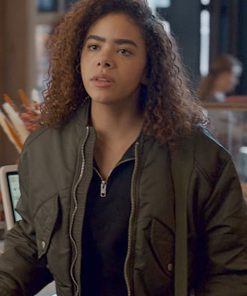 Ginny & Georgia Antonia Gentry Green Bomber Jacket