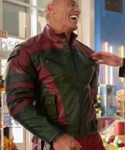 Callum Drift Red One 2023 Dwayne Johnson Red Leather Jacket