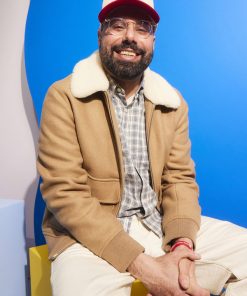 Sometimes I Think About Dying Dave Merheje Brown Jacket