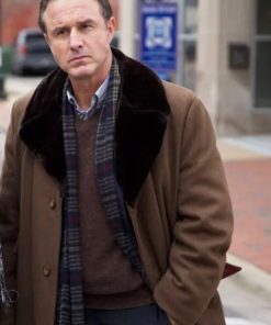 Elliot On Sacred Ground David Arquette Brown Wool Coat