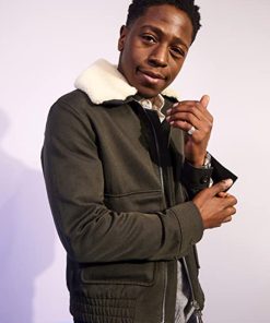 Dom Rye Lane David Jonsson Green Shearling Jacket