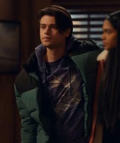 Marcus Baker Ginny & Georgia Felix Mallard Green Puffer Jacket