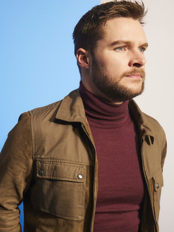 Jack Reynor Flora and Son Ian Brown Suede Leather Jacket Flora and Son Ian Brown Suede Leather Jacket