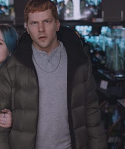 Ralphie Manodrome Jesse Eisenberg Green Puffer Jacket