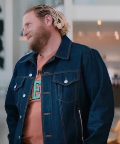 Jonah Hill You People 2023 Ezra Blue Denim Jacket
