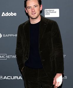 Lewis Pullman The Starling Girl Owen Taylor Lewis Pullman Black Velvet Blazer
