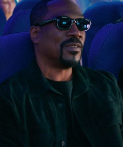 Akbar You People Eddie Murphy Black Wool Jacket