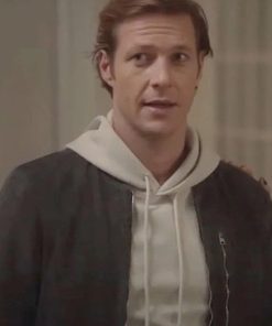 Allen Maybe I Do 2023 Luke Bracey Black Bomber Jacket