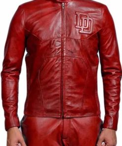 Ben Affleck Daredevil Red Leather Jacket