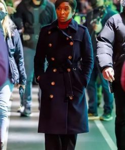 Odette Raine Luther The Fallen Sun Cynthia Erivo Black Coat