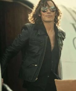 Daisy Jones & The Six 2023 Sam Claflin Leather Jacket