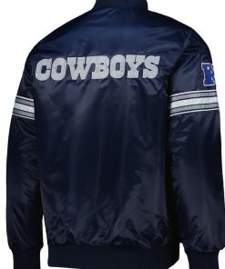 Dallas Cowboys Pick and Roll Blue Varsity Jacket
