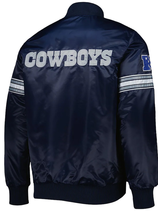 Dallas Cowboys Pick and Roll Blue Jacket Dallas Cowboys Pick and Roll Blue Varsity Jacket