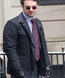 Charlie Cox Daredevil The Defenders Matt Murdock Black Jacket