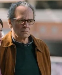 The Snow Girl Jose Coronado Brown Leather Jacket