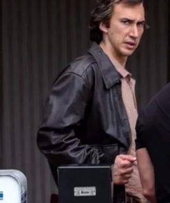 Jack Gladney White Noise Adam Driver Black Leather Jacket