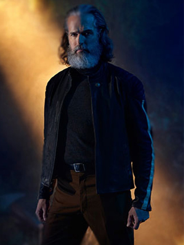 Josiah The Last Of Us 2023 Nelson Leis Black Jacket Nelson Leis The Last Of Us Black Leather Jacket