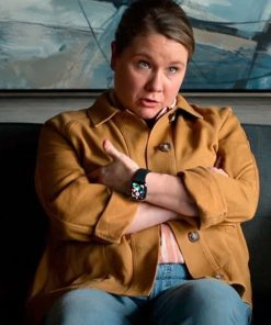 Kimberly Condict Shrinking Wally Brown Cotton Jacket