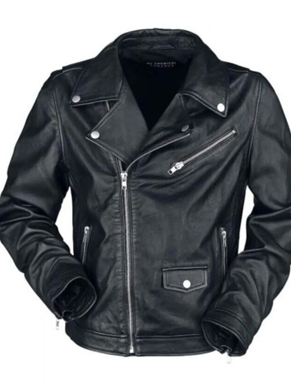 My Chemical Romance Biker Leather Jacket My Chemical Romance Black Biker Leather Jacket