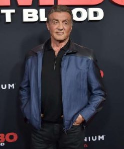 Rambo Last Blood Premiered Sylvester Stallone Leather Jacket