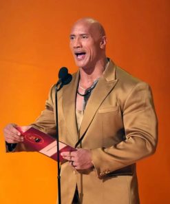 Grammy Dwayne Johnson Golden Suit