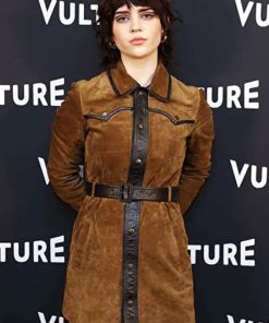 Sophie Thatcher Yellowjackets Suede Leather Jacket