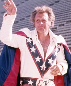 Daredevil Evel Knievel Leather Jacket