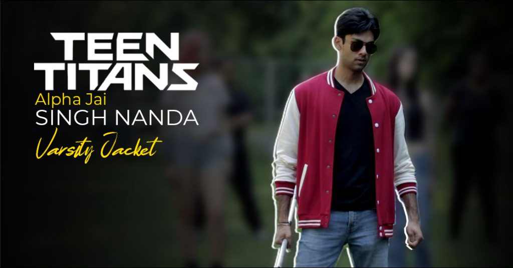 Teen Titans Alpha Jai Singh Nanda Varsity Jacket