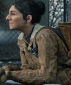 The Last Of Us Dina Brown Leather Jacket