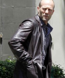 Fast and Furious 7 Jason Statham Brown Leather Jacket